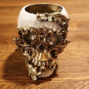 Skull Candleholder